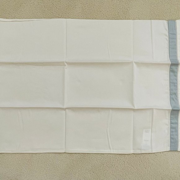 FRETTE Standard Pillow SHAM 1x Ivory Celestial 20"x32" 100% Cotton Portugal NEW - Picture 6 of 8